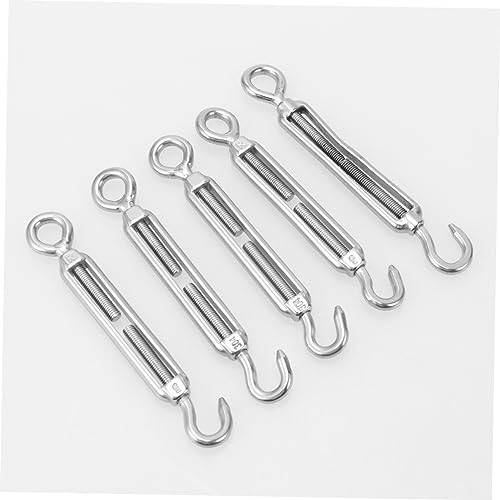 5 Piezas Tensores para Cable de Cable de Acero Inoxidable M5 Tipo Ojal miniatura 3