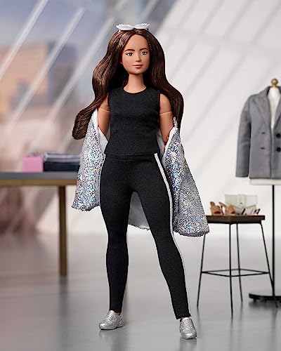 Muñeca Barbie Signature Curvy con Ropa y Accesorios miniatura 5