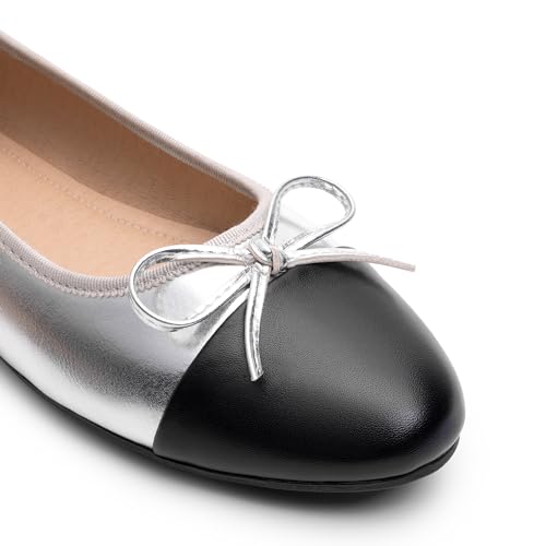 Image of Dream Pairs Women's Flats, Round Toe Ballet Flats, Comfortable Slip-on Dressy Business Casual Work Office Ballerina Flat Dress Shoes