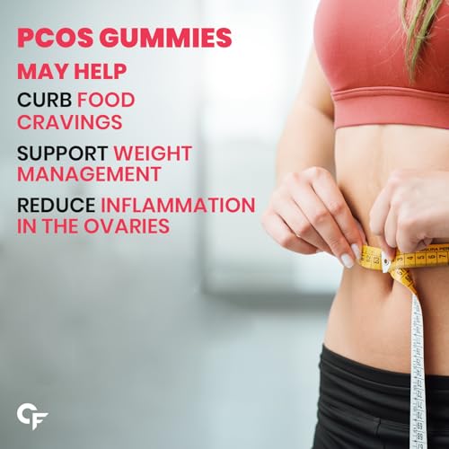 Image of Carbamide Forte PCOS Supplements for Women with 40:1 Ratio of Myo Inositol to D Chiro Inositol | Inositol Supplement for PCOS - 60 Veg Orange Flavoured Gummies, 275 Grams