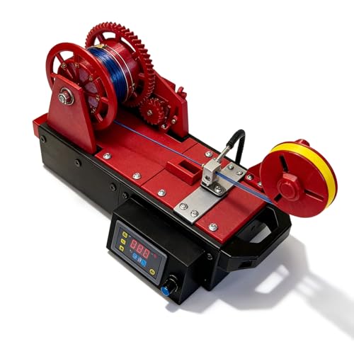 Desktop 3D Printer Filament Maker & Recycler All-in-One Filament Extruder Machine for PLA ABS PVA Saves Cost by Turning Plastics into 1.75mm Filament Red