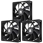 Thermalright TL-C12C X3 CPU Fan 120mm Case Cooler, 4pin PWM Silent Computer Fan With S-FDB Bearing Included, up to 1550RPM cooling（3 quantities）