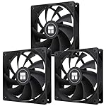 Thermalright TL-C12C X3 CPU Fan 120mm Case Cooler Fan, 4pin PWM Silent Computer Fan with S-FDB Bearing Included, up to 1550RPM Cooling （3 Quantities）