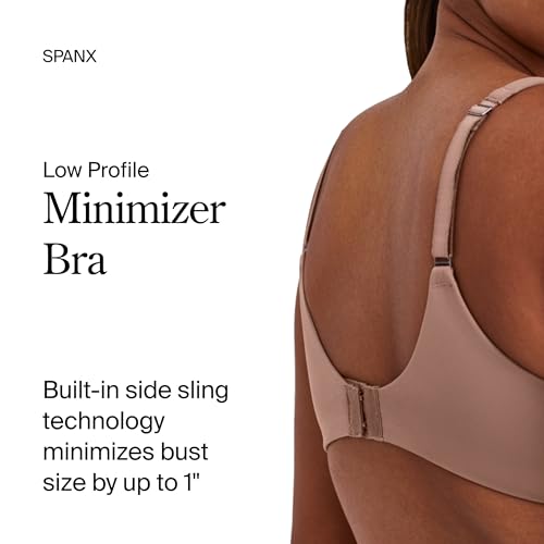 Image of SPANX Low Profile Minimizer Bra - Minimize Breast Size by up to 1 Inch - Quick-Drying Fabric - Comfortable Bras for Women