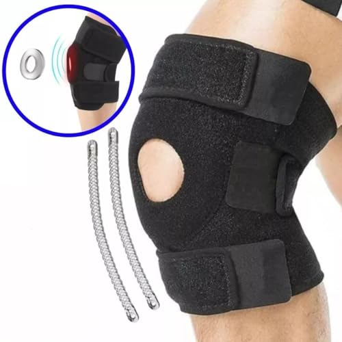 Joelheira Ortopédica De Compressão Ajustável Proteção Profissional Para Lesões, Contusões, Alívio Da