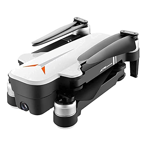 Drone WiFi con Cámara 4K HD, Control por Voz, Cuadricóptero RC De Video En Vivo Gran Angular con Retención De Altitud, con Sensor De Gravedad, Despegue/Aterrizaje con Una Tecla, Blanco (Blanco)