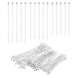 Instructions: Facile à utiliser: Glissez les perles ou perles appropriées sur les broches, utilisez des pinces ou autres outils pour ajuster leur courbure, concevez un style décoratif unique selon vos préférences et fabriquez vos bijoux artisanaux préférés.