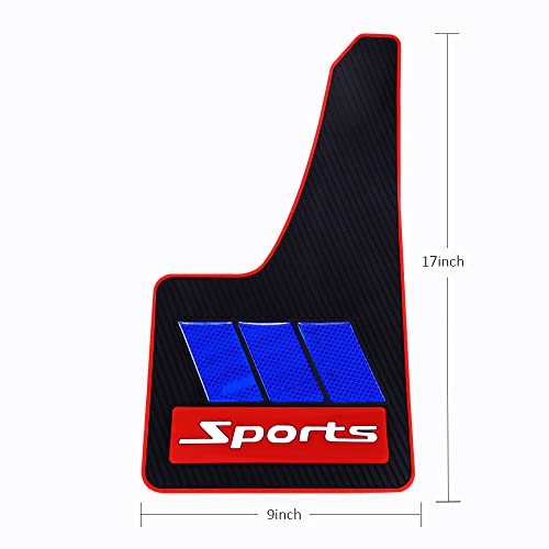 Image of Car Mud Flaps Rubber Reflective for Automotive Sedan Car Prevents Splashing of Dirt,Universal Mud Flaps Splash Guards for Cars (4)