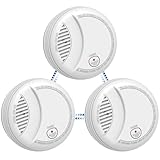 Hapippofa Vernetzte Rauchmelder 10 Jahre mit 9V Wechselbatterie...