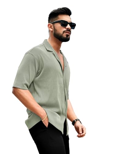 Image of Men's Drop Shoulder Collar Neck Shirt