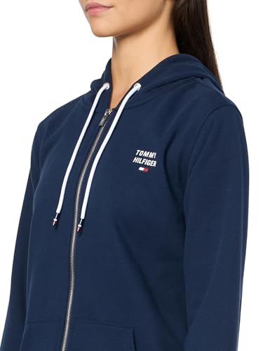 Tommy Hilfiger Women's Full Zip Logo Fleece Hoodie Sweatshirt3