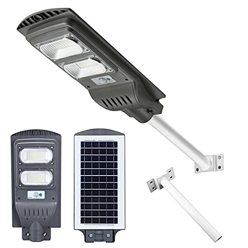 Wstan 400w Solar Street Lights Outdoor Security Flood Lights Dusk to Dawn Lights 6500k High Lumen Solar Powered Waterproof for Parking Lot Wall Garage Lamp