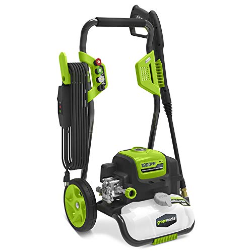 Greenworks GPW1800 Electric Pressure Washer 1800 PSI 13 Amp 1.1 GPM