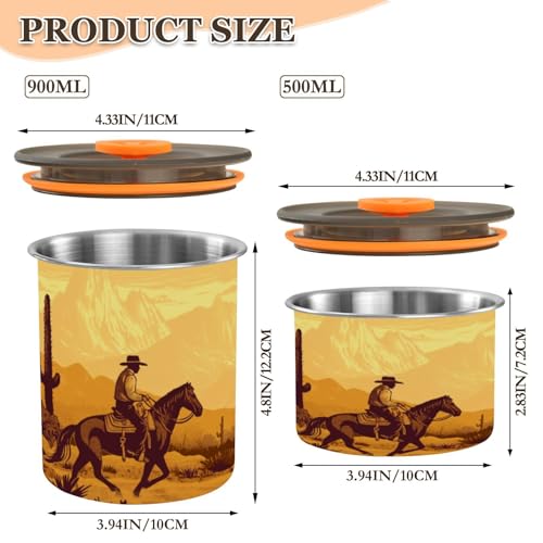 Bote de Café de Acero Inoxidable ATTX 900ml con Tapa Hermética miniatura 2
