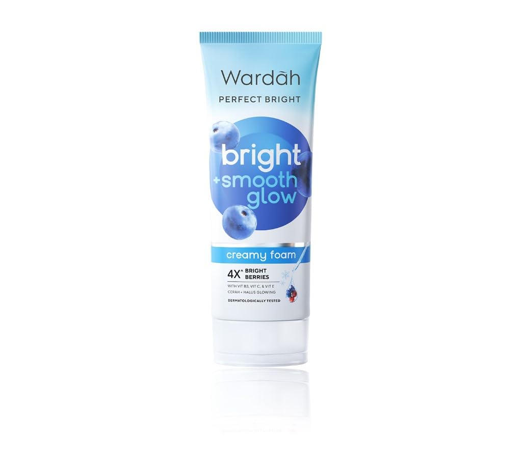 WARDAH Perfect Bright Creamy Foam Bright + Smooth Glow, 100ml