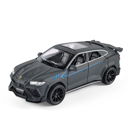 FLYKIRIN Toy Cars 1/32 Scale Lamborghini Urus Diecast Cars - Light, Sound & Pull Back Function Model Cars- Zinc Alloy Car Model for Kids Who Love car Mechanics & Collecting Exotic Sports Car Toys