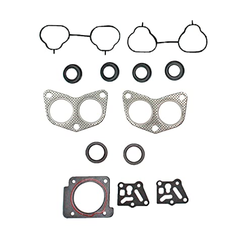 Image of DNJ HGS4350 Engine Cylinder Head Gasket Set, Complete Head Repair Kit for 2010-2012 Subaru Legacy Outback 2.5L H4 16V SOHC 2458cc