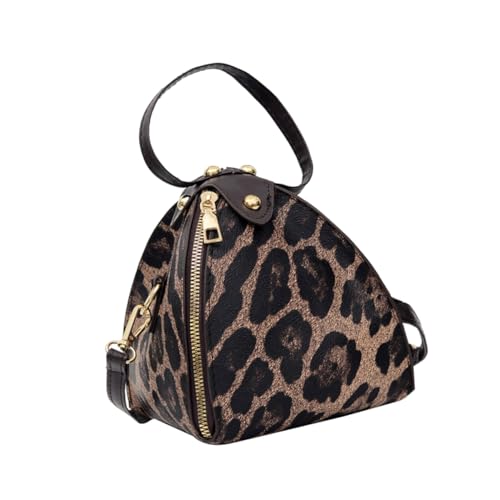 FRCOLOR Borsa Tracolla Donna Leopardata Mini Casual Elegante Borsetta Spalla per Ragazze e Donne per Shopping Viaggi e Uso Quotidiano