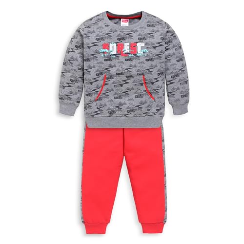 Image of LuvLap Baby Boys Full Sleeve Sweatshirt & Pyjama Set Pack of 1