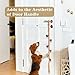 Dog Bell for Door Potty Training, Cotton Handwoven Dog Doorbell with 6 Extra Loud Bells for Dog Training, Adjustable Hanging Door Bell for Small Medium Large Dogs to Ring to Go Outside, Brown