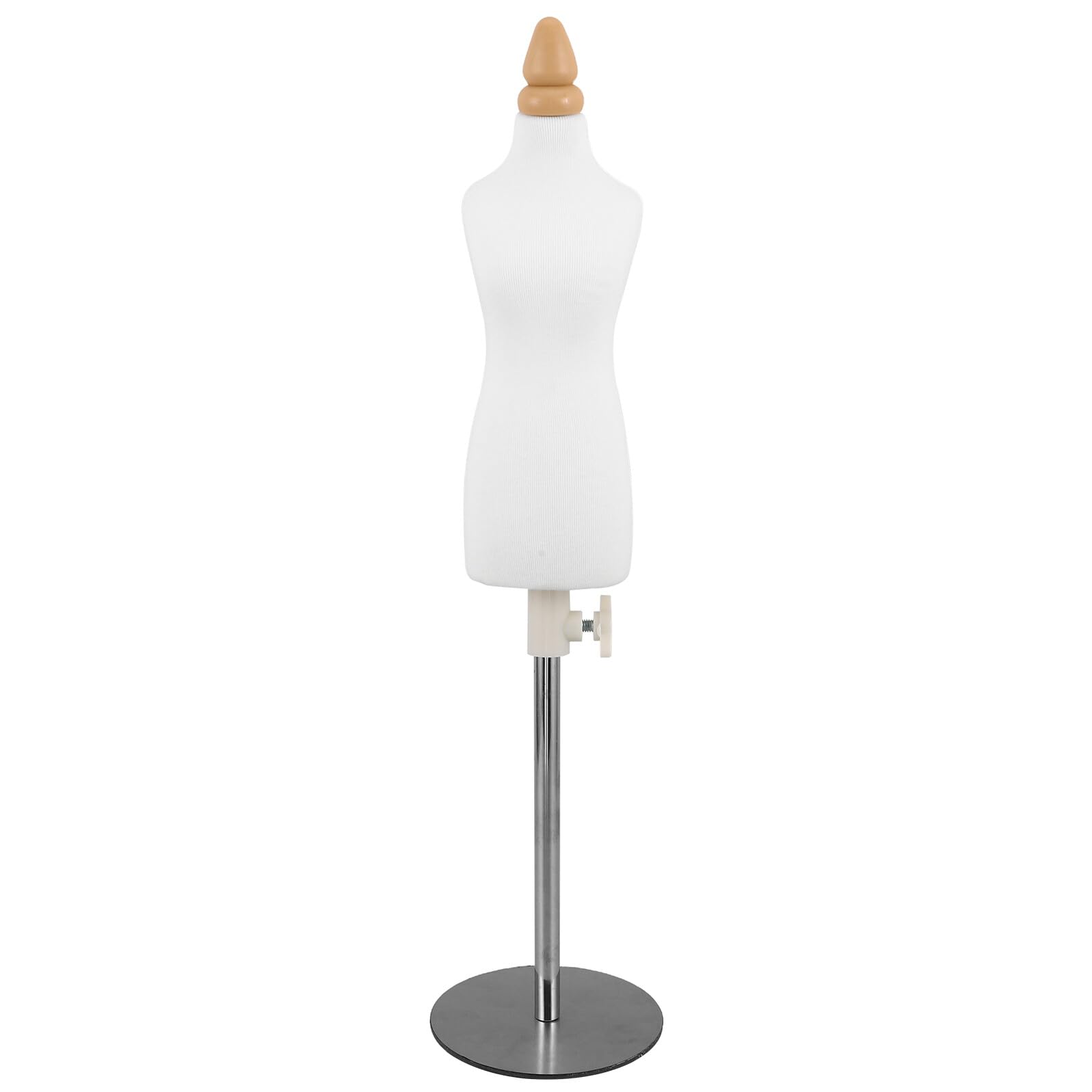 Alipis Figura de Costura Miniatura 1/4 Escala para Estudiantes de Moda, Ligero Inserción de Alfileres, Estructura de Madera y Tela Adecuada para Clases de Confección y Diseño