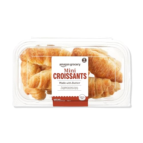 Amazon Grocery, Mini Croissants, 10 Oz, 12 Ct, Frozen (Previously Amazon Fresh, Packaging May Vary)