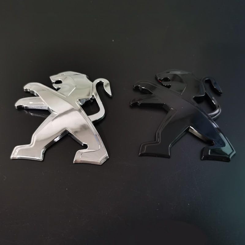 LOGO 208 Peugeot Noir Insigne Sigle Monogramme Emblème Autocollant - France