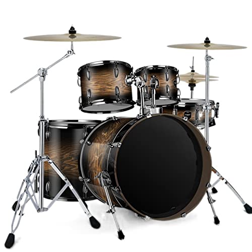 Batteria a percussione professionale per principianti e adulti, set completo di strumenti musicali per apprendimento e performance