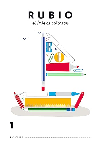 1 colorear RUBIO | Cuaderno con dibujos para colorear