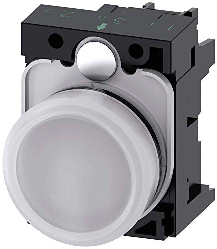 Clignotant Siemens 22mm blanc étanche IP69K pour sécuriser vos lignes de production