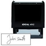 Custom Signature Stamp 7/8'' x 2-3/8''