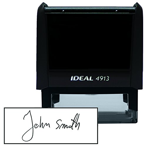 Custom Signature Stamp 7/8'' x 2-3/8''