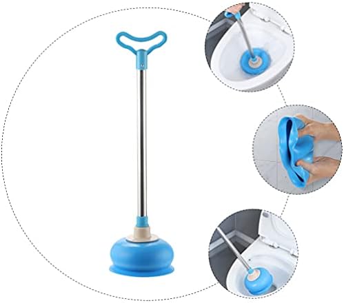 DOITOOL Toilet Plunger with Long Handle Heavy Duty Suction Cup Toilet Plunger Bathroom Toilet Cleaner Sewer Pipe Cleaner for Clogged Toilet Drains