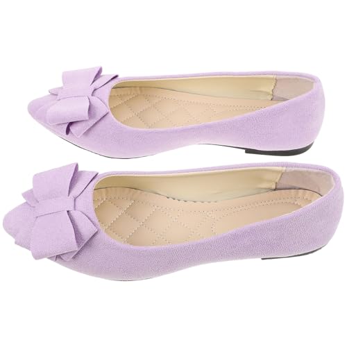 Ballerines pointues femme chaussures plates habillées travail mariage