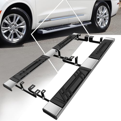 estribos laterales acero inoxidable para Cadillac XT6 miniatura 1