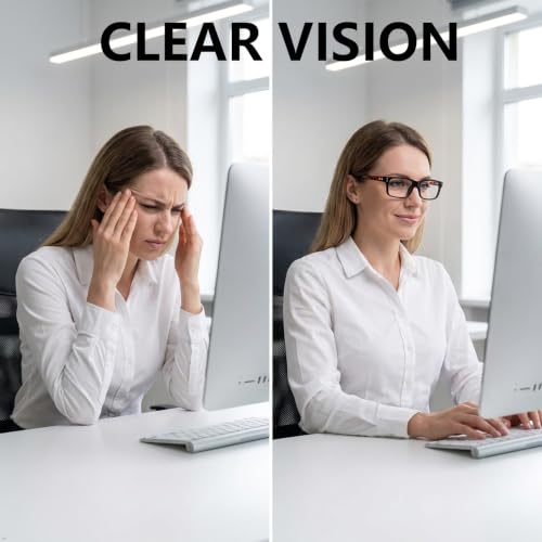 Image of Eyekepper Blue Light Readers Men Women 3.0, Black Tortoise Arm 2 Pack