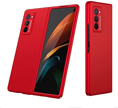 Zouzt For Z Fold 2 5G Carbon Fiber Case | Ultra Slim | Lightweight | Scratch Resistant | Wireless Charging | Cover Case Compatible with Samsung Galaxy Z Fold 2 5G Case (2020) -Black