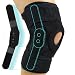 Vive Hinged Knee Brace - Adjustable Open Patella Support for Swollen ACL, Tendon, Ligament and Meniscus Injuries - Athletic Compression for Running and Arthritic Joint Problems
