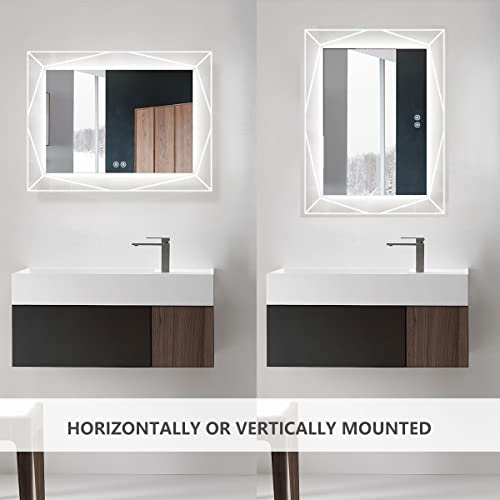 Bhbl Led Bathroom Mirror With Lights 84 X 40 Inch Bathroom Mirrors For Wall,Smart Mirror Bathroom With Bluetooth Speaker, Anti-Fog & Dimming Vanity Mirror With Lights (Vertical/Horizontal) #TOP5