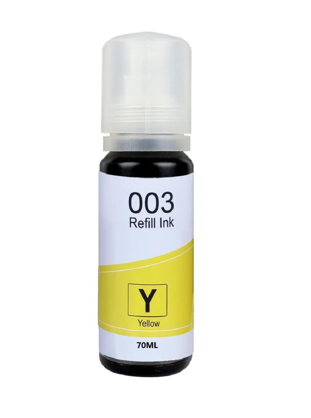 RC PRINT 003 Compatible Refill Ink for Epson L3110, L3150, L3250, L3252 L3115, L3116, L3101, L3210, L3215, L3216, L3151, L3152, L3156, L5190 Printer (Yellow)