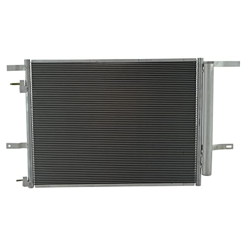 Image of TRQ A /C Condenser and Receiver Drier Assembly Compatible with 2013-2019 Ford Fusion L4 2.5L 2013-2016 Lincoln MKZ V6 3.7L