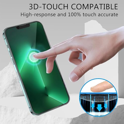 Image of 2-Pack Privacy Screen Protector for iPhone 13 Pro Max - Anti-Spy, Anti-Scratch, Anti-Shatter, Bubble-Free