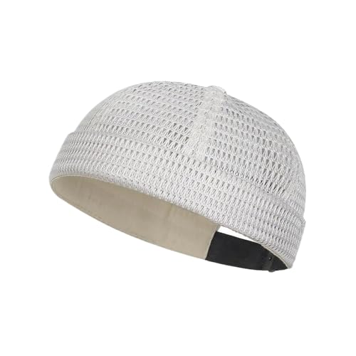 Bonnet sans bord en maille aérée, idéal pour vos balades urbaines et terrasses