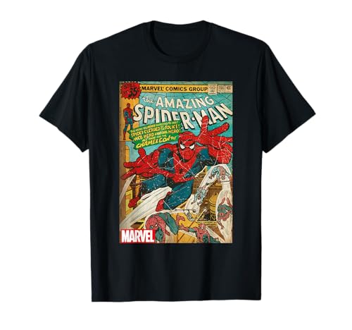 Marvel Spider-Man Vintage Comic Cover Camiseta