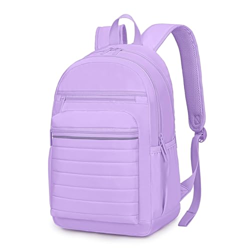 Image of KEOFID Travel Backpack for Women, Womens Work Backpacks, Anti-theft Backpack Purse, Back pack for College Girls, Carry-On Travel Backpacks,Bookbag(Purple)