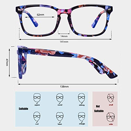 Image of Maxjuli Blue Light Blocking Glasses,Computer Reading /Gaming /TV /Phones Glasses for Women Men 6001