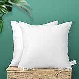 OTOSTAR 24x24Inch Throw Pillow Inserts, Set of 2 Square Form Cushion Stuffers for Couch, Sofa, Bed - Indoor Decorative Pillows Inserts