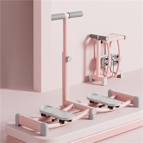 Foldable Ski Machine for Home, Pelvic Floor Trainer, Aerobic Fitness Equipment, Double Bearing Pulley, High Load Capacity, Compact Workout Solution, Enhance Leg Strength and Endurance