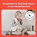Cerebelly Organic Toddler Snack Bars, Strawberry Beet Smart Bars, 16 Brain-Supporting Nutrients, No Added Sugar, Gluten Free, Nut Free, Kids Snacks, 5 Pack