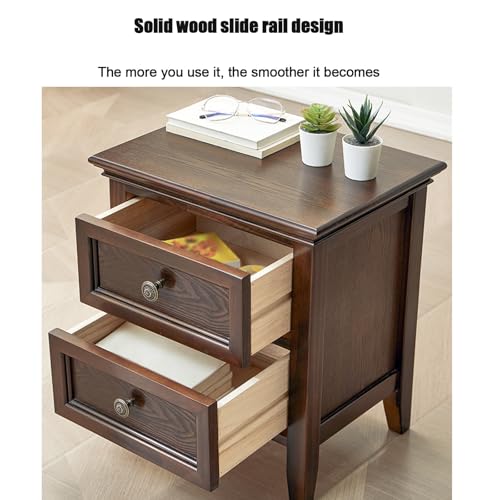Table de chevet grise au design moderne et solution de rangement polyvalente - 8